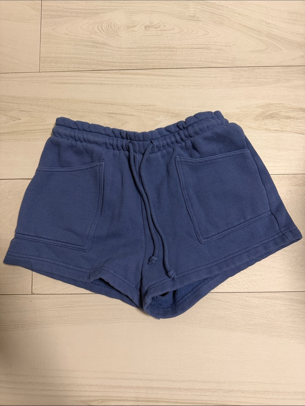 Z Supply Casual Drawstring Pocket Women’s Shorts - Blue